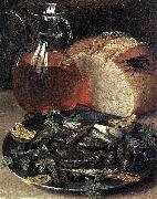 Georg Flegel Still-Life with Fish oil painting on canvas